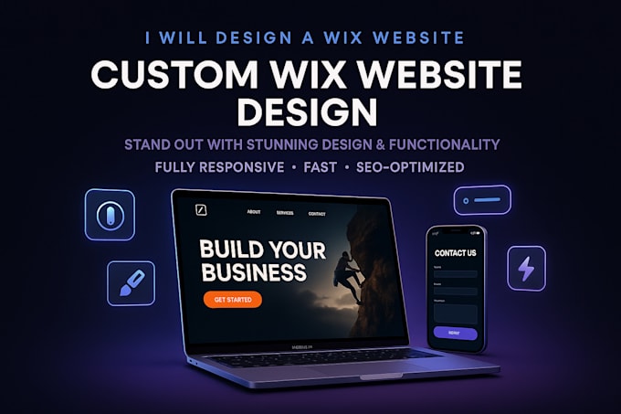 design a wix website, wix website design, wix website redesign wix studio design