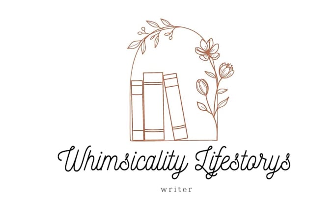design abstract writer logo