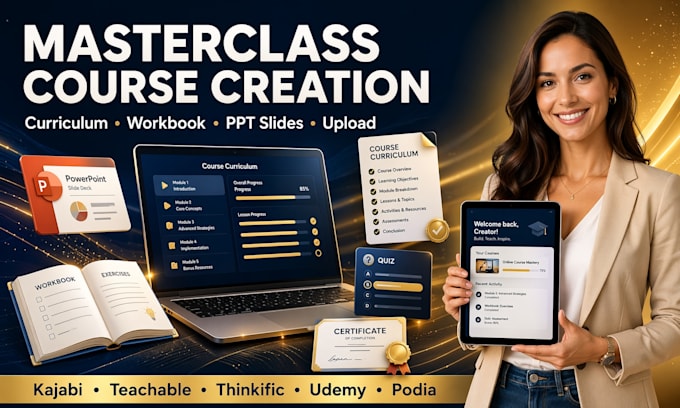 do online course content curriculum training manual course workbook video course