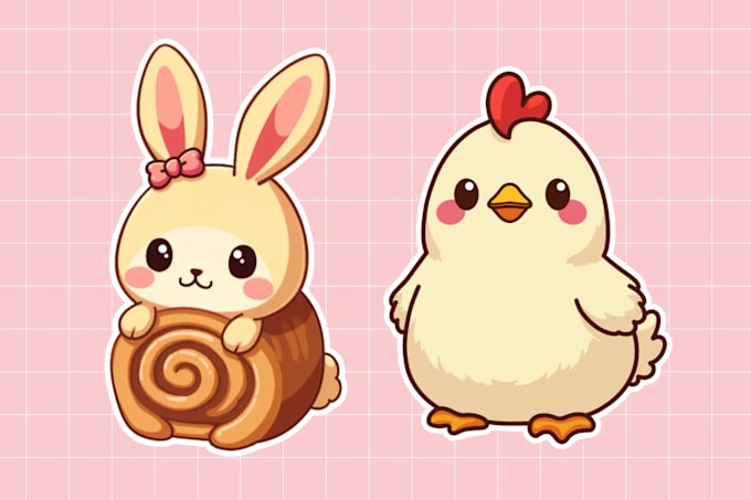 draw cute cartoon animal character