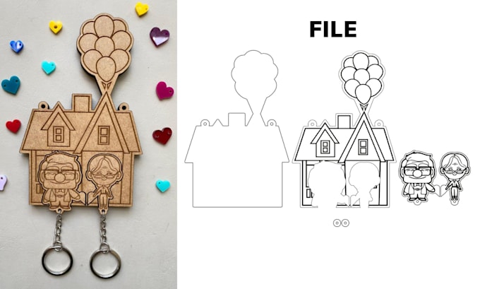 create vector files for laser cutting and engraving
