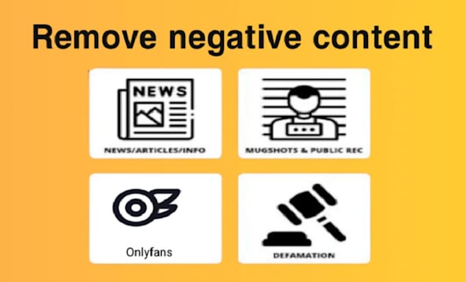 help remove mugshots, bad news, and negative links from google search