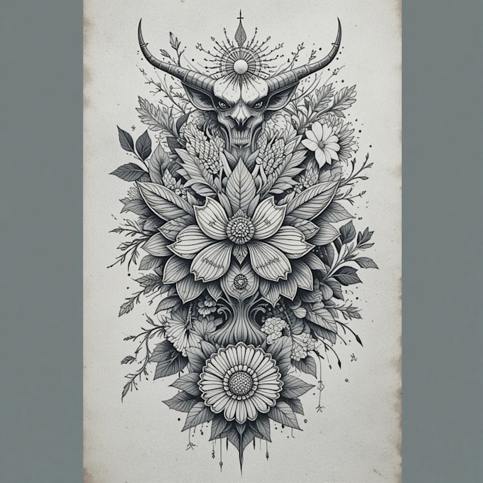 create a rad traditional tattoo design