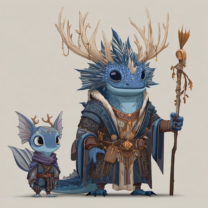 fantasy art creatures and characters