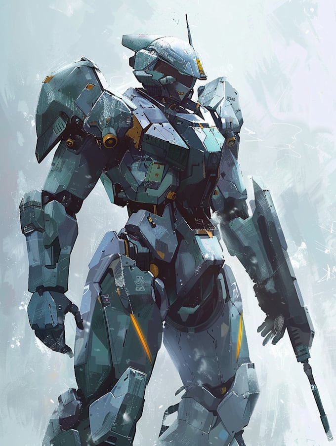 do mecha robot gundam illustrations