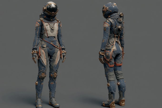 draw sci fi or fantasy concept art illustration characters