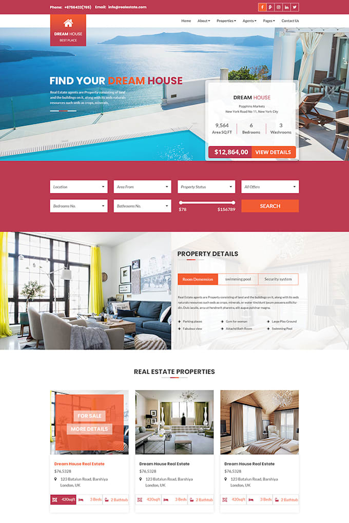 do event listing or party rental website, event ticket website and event website