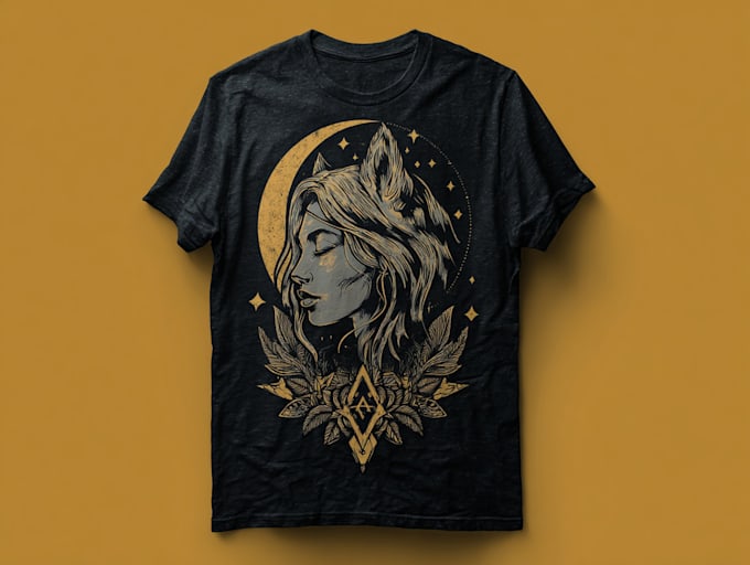 make vintage retro tshirt design for you