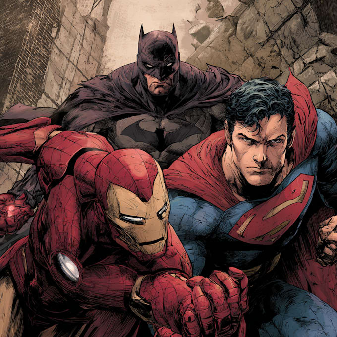 do comic book art and comic book illustration