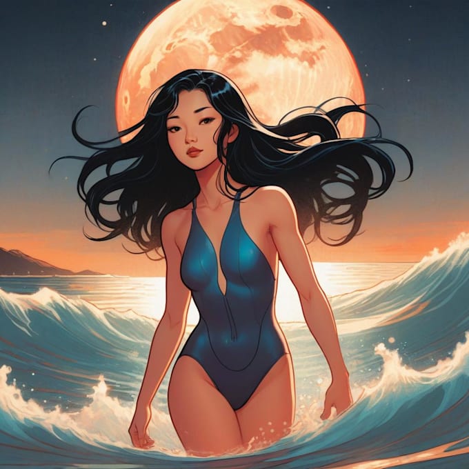 create custom superhero or villain illustrations
