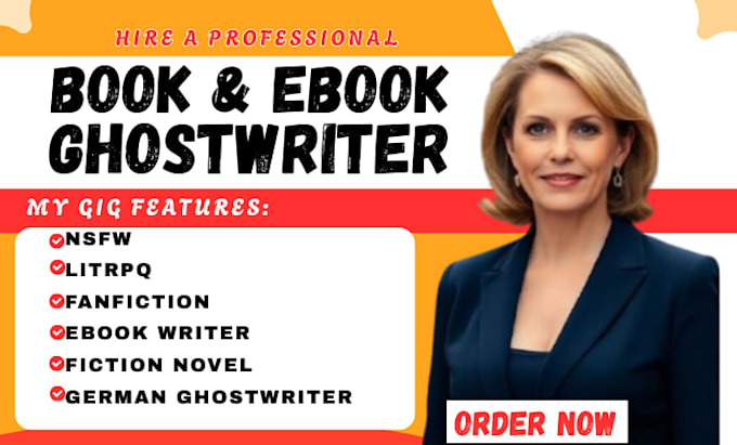 be your german ghostwriter, fiction novel, fanfiction, litrpq, ebook writer