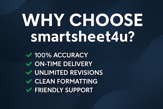 do accurate data entry in excel, word, or google sheets