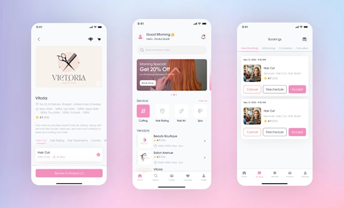 do mobile app development with native, react native, flutter