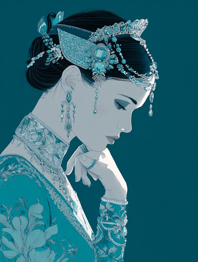 create custom jewelry design hand sketches
