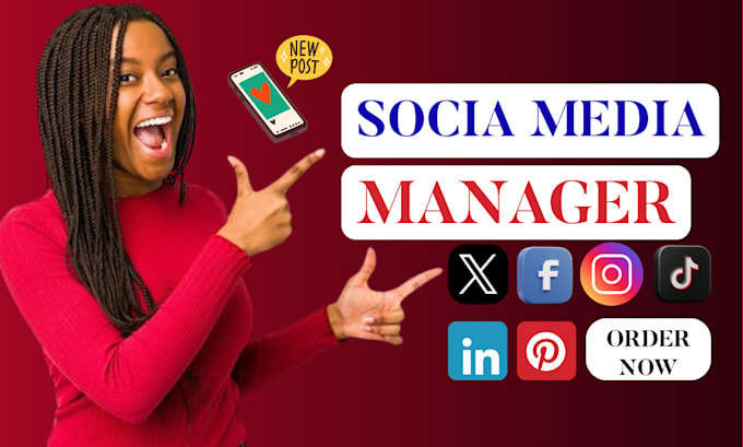 be your social media marketing manager, content creator