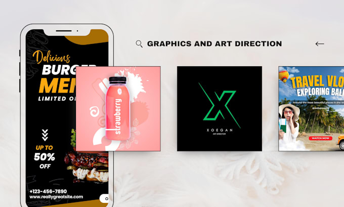 provide creative art direction and visual design strategy