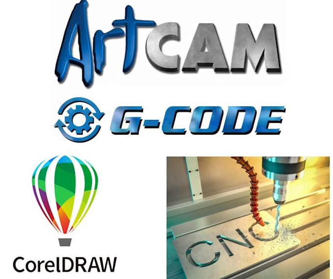create aspire, artcam and 2d and 3d cnc toolpaths and g code