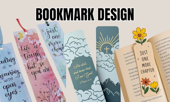 design creative bookmark design printable and custom b0okmark design and flyers
