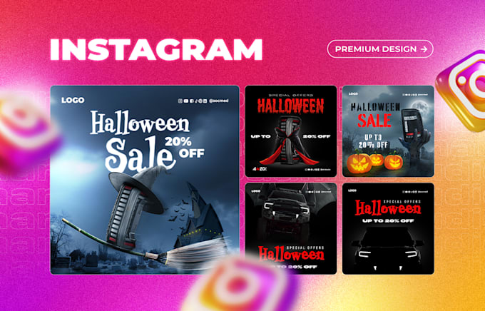 design stylish social media post or banner ads design