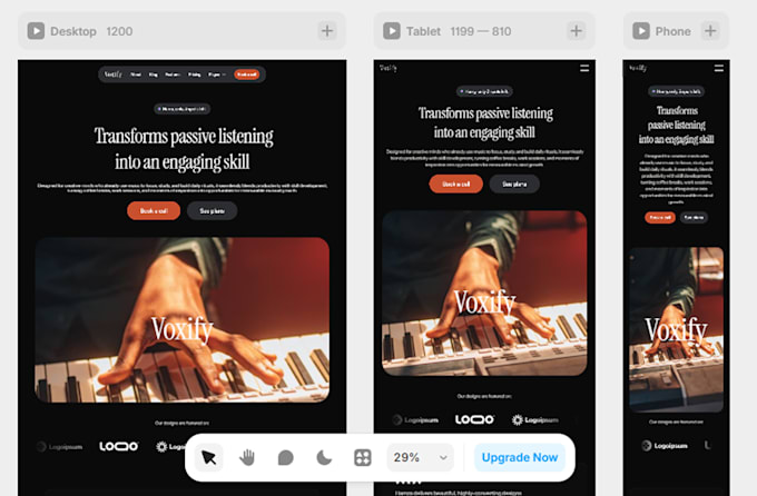 convert figma into a pixelperfect responsive framer website