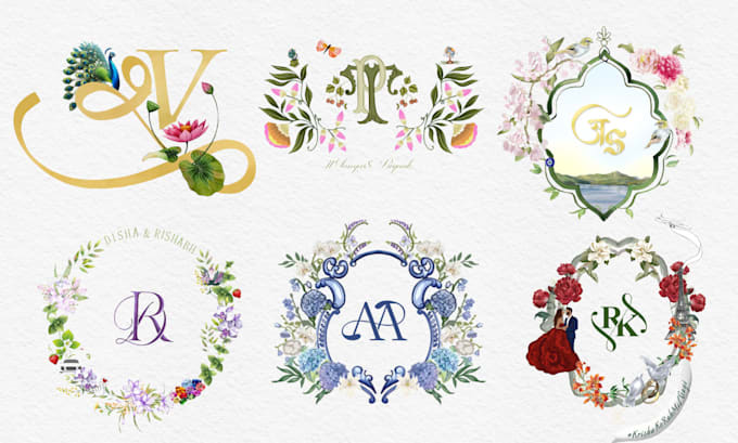 design wedding logo and monogram