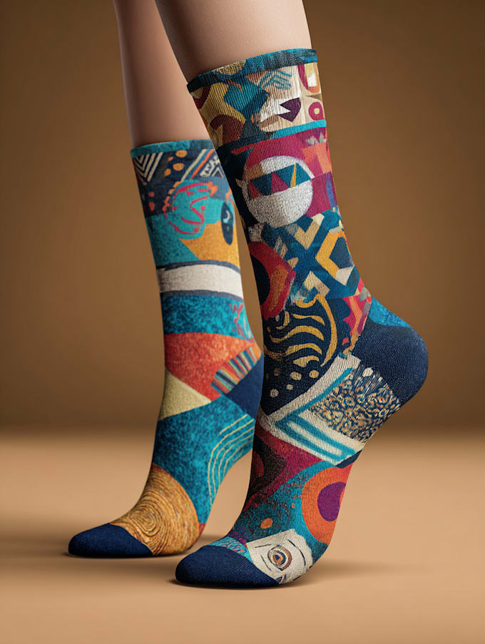 make a unique socks design for you