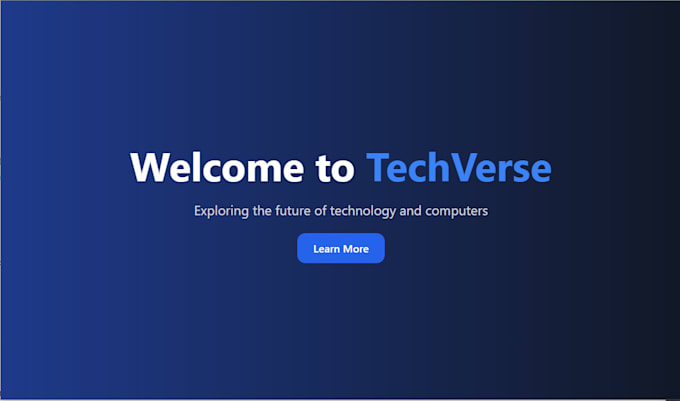 create a modern and responsive website using HTML, CSS, javascript, and tailwind