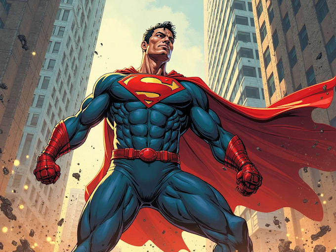 do superhero comic page