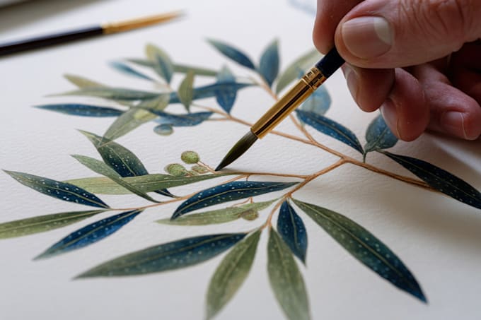 paint botanical and scientific illustrations