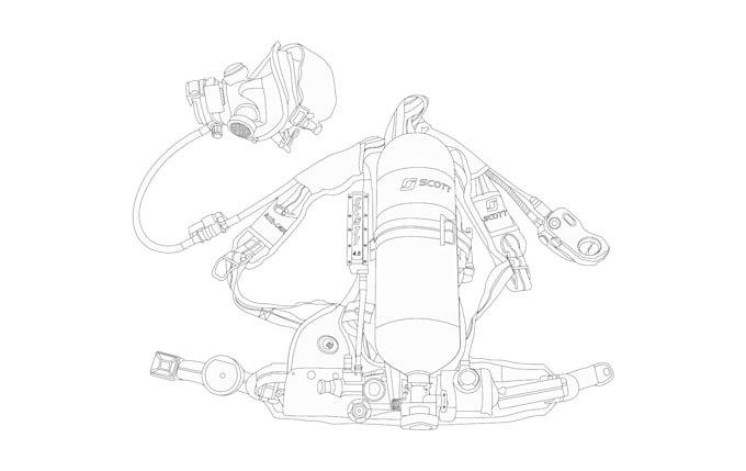create clean vector line art and technical product drawings