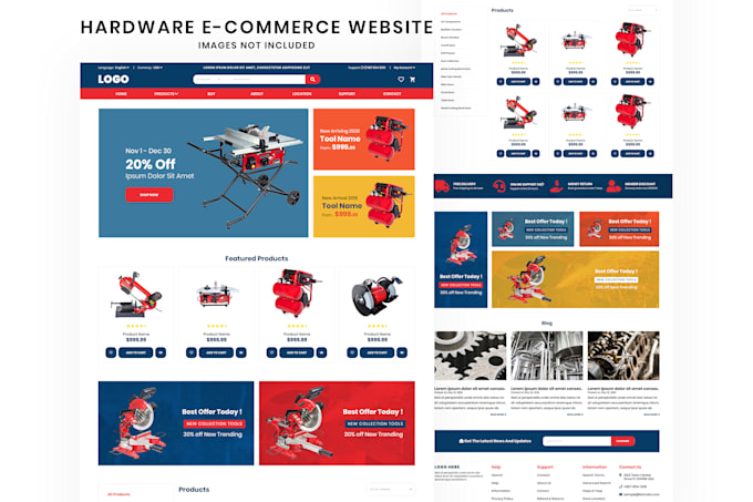 create an ecommerce website using elementor and woocommerce
