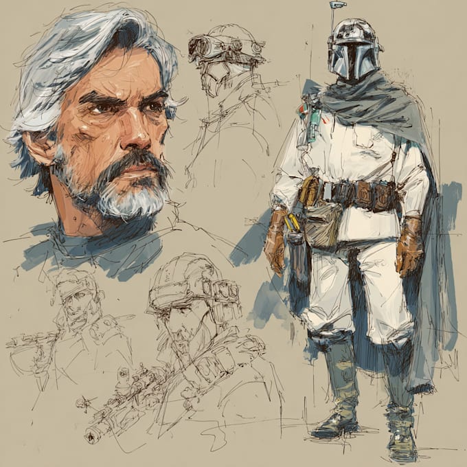 make a star wars, warhammer  or starcraft character