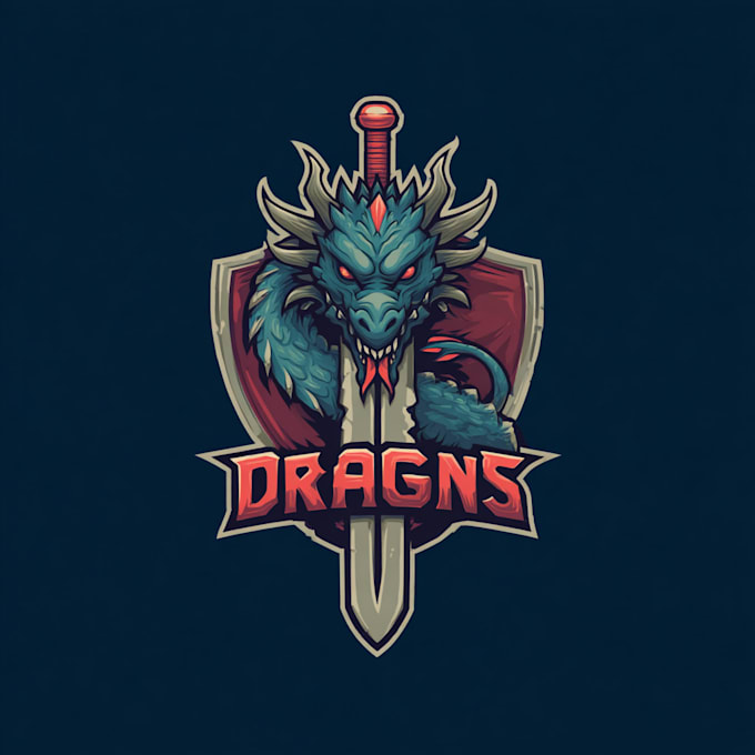 hand paint fantasy logo