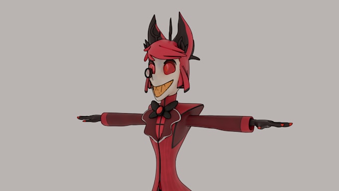 a 3d character or assets for the project or 3d print