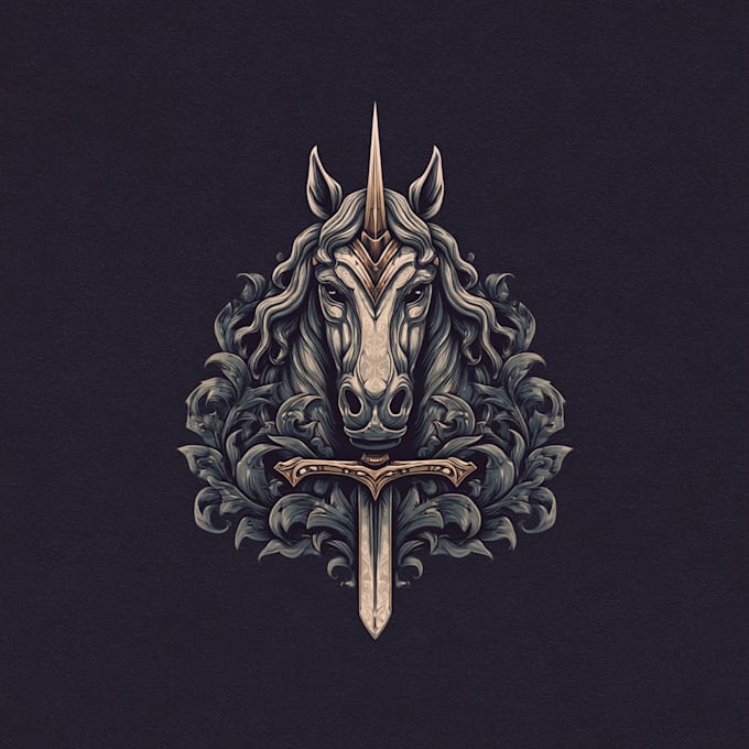 conceptualize a custom dnd, fantasy, sci fi, rpg animated game logo