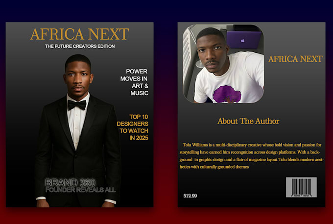 design magazine and album covers