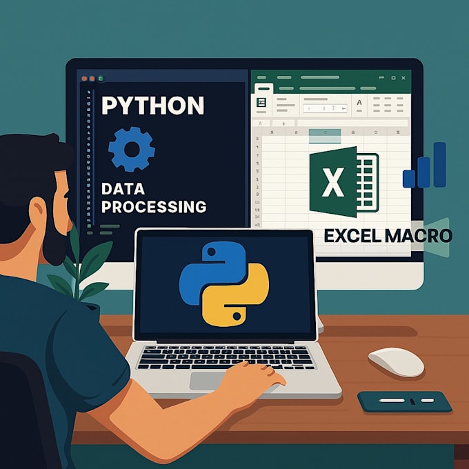 do data entry automation with excel macros or python