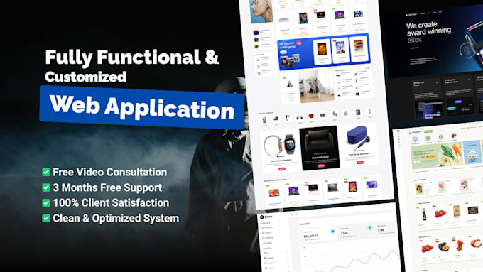 build website as full stack website or software developer, website development