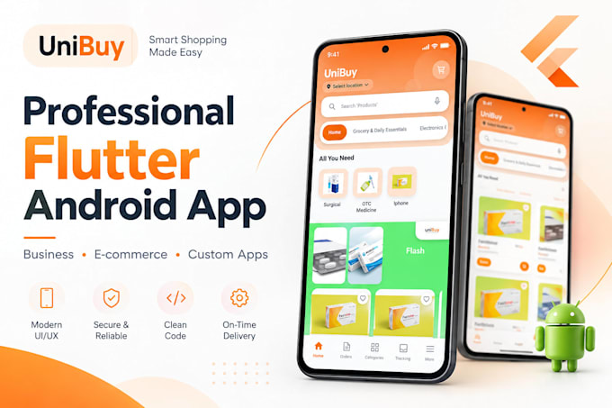 build flutter app with firebase or fastapi backend