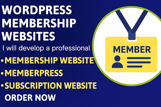 develop wordpress membership website memberpress subscription website