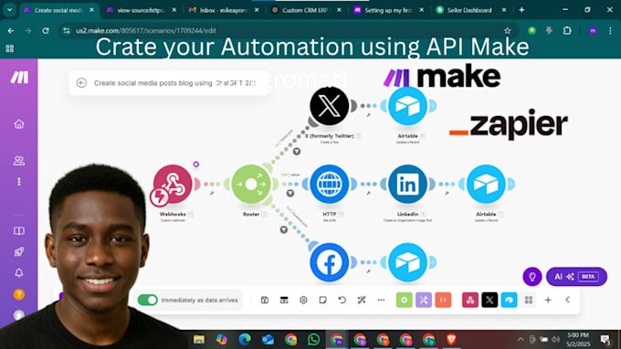 make com, make com automation integromat made com zapier automation make com n8n