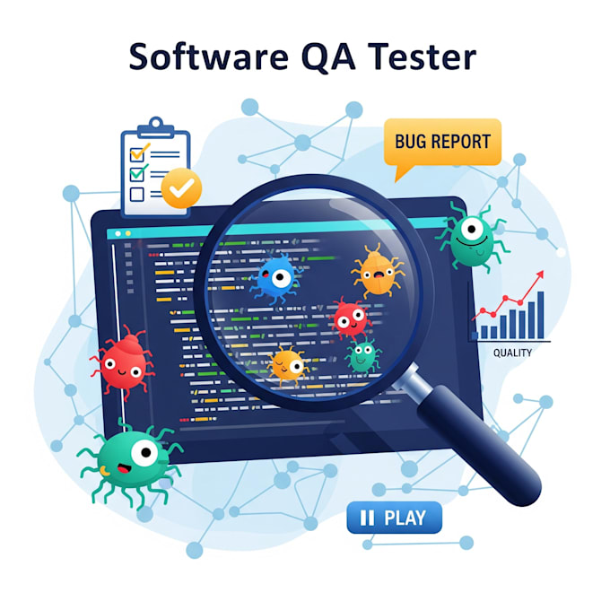 do your website QA testing and report bugs