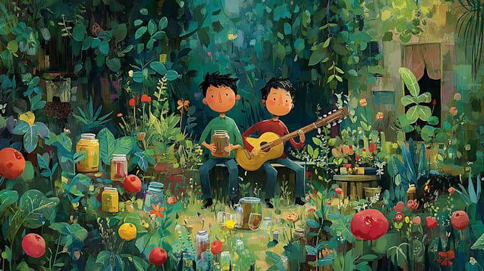 enchanting children storybook illustrations