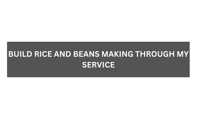 do rice and beans professional making