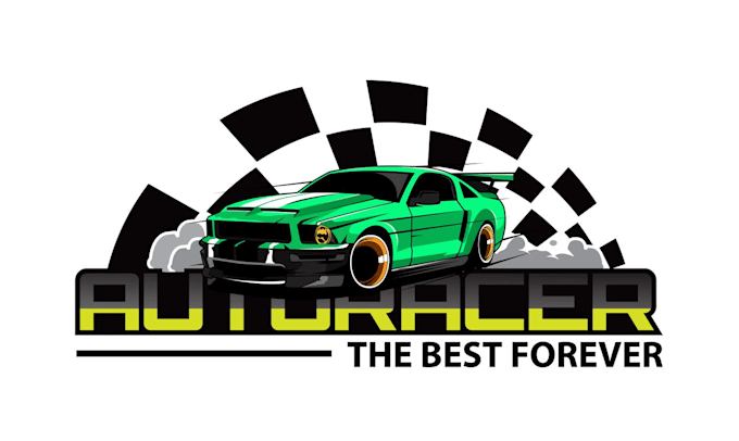 do make proffesional car racing logo