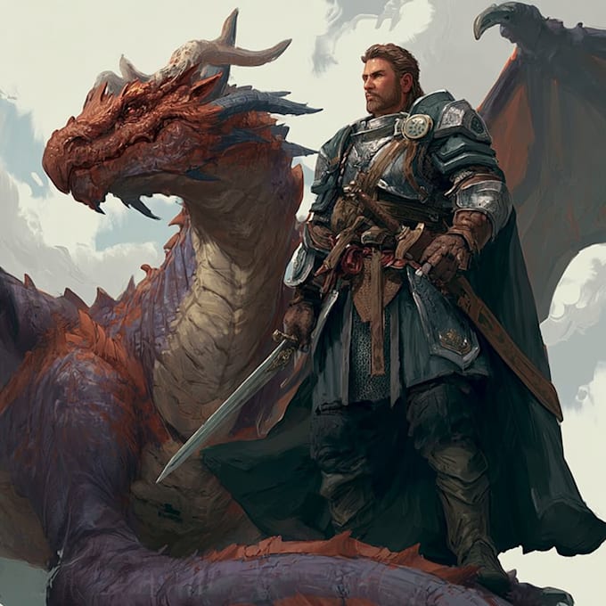 create fantasy dnd character art, illustration, concept art