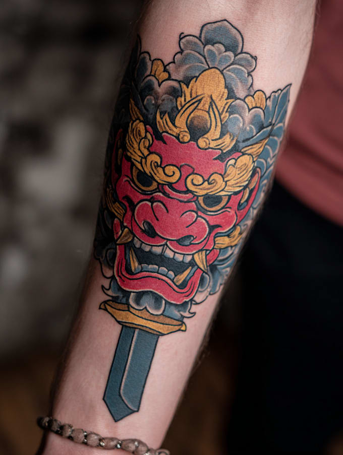 create mandala or fine line tattoo design