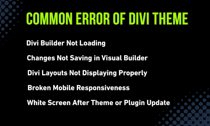design, customize, or fix your divi wordpress website