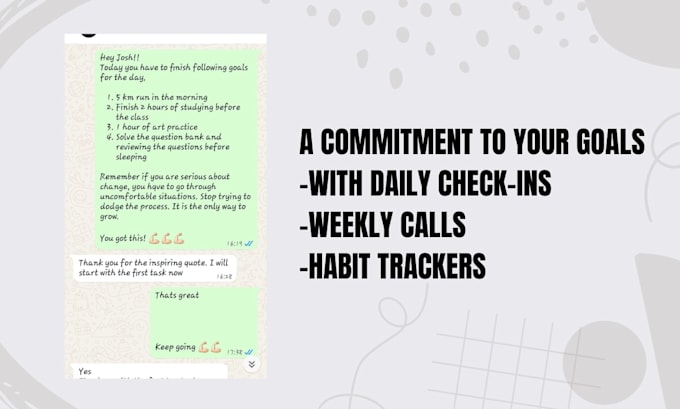 be your accountability coach for fitness and health goals