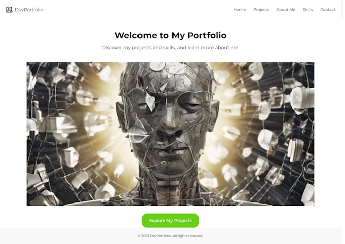 create a personal portfolio or business portfolio website
